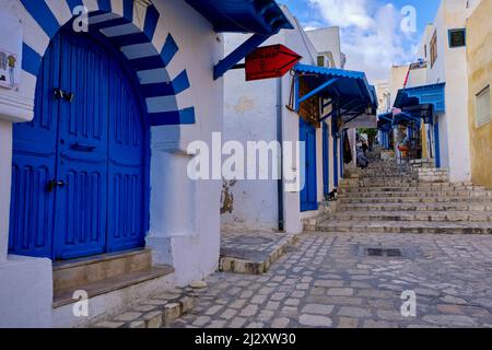 Tunesien, Sousse, Medina, die von der UNESCO zum Weltkulturerbe erklärt wurde, der Altstadt Stockfoto