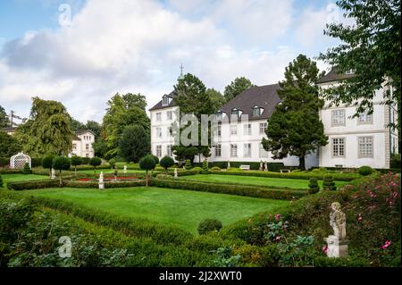 Blick auf das gut Panker, Gestüt, Barockgarten, Panker, Lütjenburg, Plön, Hohwacht Bay, Probst &#39;s Büro Stockfoto