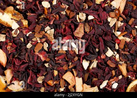 Aromatherapie Potpourri Mischung aus getrockneten aromatischen Blüten. Kann als Hintergrund verwendet werden. Stockfoto