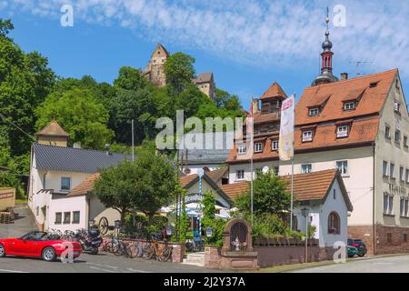 Rothenfels, Bräustüble, Hauptstraße, Schloss Rothenfels Stockfoto