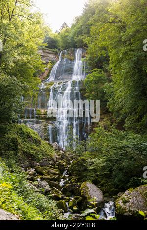 Cascades du Hérisson, Champagnole, Jura, Bourgogne-Franche-Comté, Jura, Frankreich Stockfoto