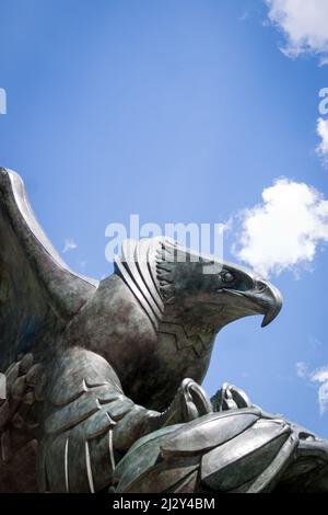 East Coast Memorial, Battery Park, New York City, USA. Das Denkmal im Battery Park für US-Soldaten, die während des Zweiten Weltkriegs im Atlantik starben Stockfoto