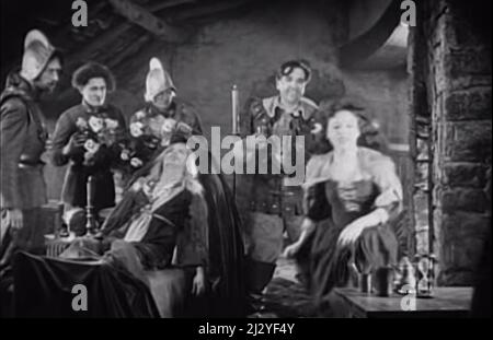 Vintage 1922 Lorna Doone romantische Filmleinwand noch Stockfoto