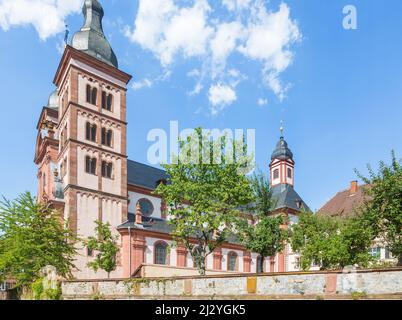 Amorbach, Benediktinerkloster Stockfoto