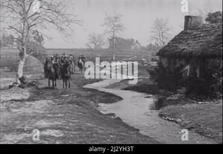 Vintage 1922 Lorna Doone romantische Filmleinwand noch Stockfoto