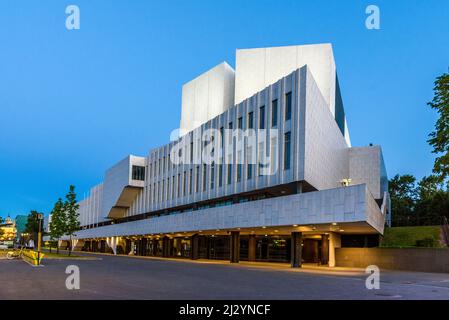 Finlandia talo, Helsinki, Finnland Stockfoto