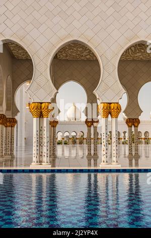 Die große Moschee des Scheich Zayed, Abu Dhabi, VAE