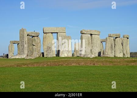 Stonehenge auf Salisbury Plain, Wiltshire, England Stockfoto