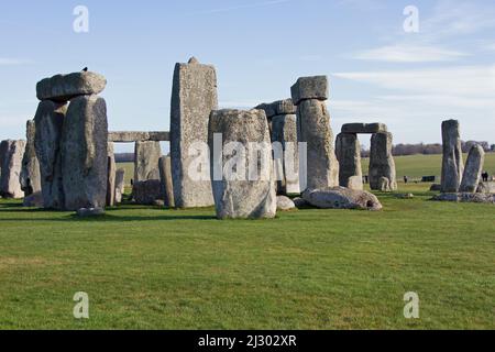 Stonehenge auf Salisbury Plain, Wiltshire, England Stockfoto