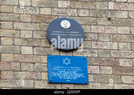 Liverpool New Hebrew Congregation Synagogue Stockfoto