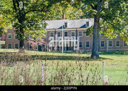 Alderson West Virginia, Appalachia Federal Prison for Women, Martha Stewart Gefangener Stockfoto