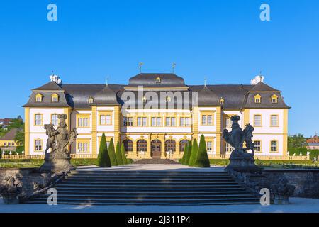 Veitshöchheim, Veitshöchheim Rokoko-Garten, Barockschloss Stockfoto