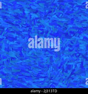 Blaue Pinselstriche nahtlose Muster Hintergrund Stockfoto