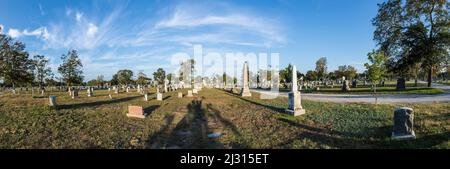 LOWELL, USA - SEP 26, 2017: Besuch der edson Cenetery. Berühmte Menschen wie Jack Keurack sind dort begraben. Stockfoto