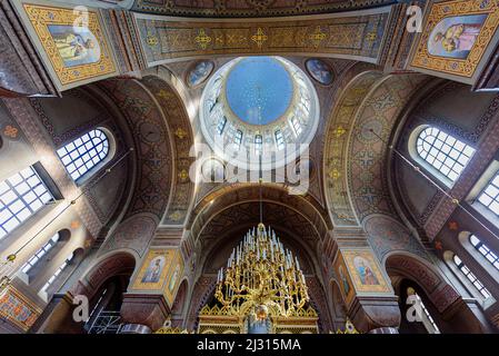 Uspenski Kathedrale von innen, Helsinki, Finnland, Helsinki, Finnland Stockfoto