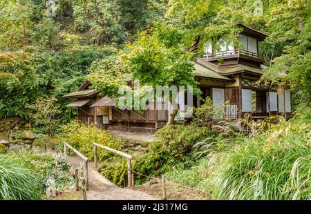 Choshukaku-Haus in Sankeien Garden, Yokohama, Kanagawa, Japan Stockfoto