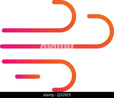 Design-Illustration Für Windvektor-Symbole Stock Vektor