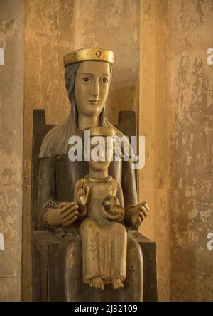 Frankreich. Var (83) die Abtei von Thoronet. Es wurde zwischen 1160 und 1230 erbaut und ist eines der drei Zisterzienserabbeis in der Provence. Klassifiziert als historisches monum Stockfoto