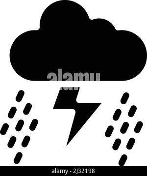 Design-Illustration Für Storm Vector Icon Stock Vektor