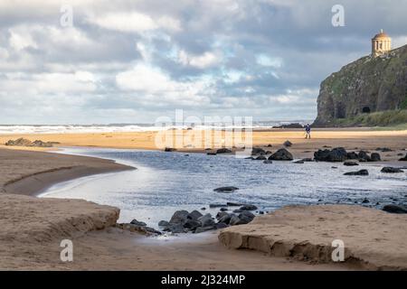 Dies ist Downhill Beach in Nordirland. Stockfoto