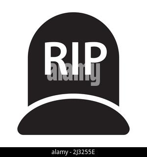 Grave-Symbolvektor für Grafikdesign, Logo, Website, Social Media, mobile App, UI-Abbildung Stock Vektor