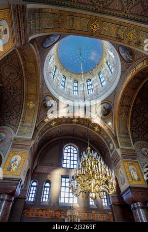 Uspenski Kathedrale von innen, Helsinki, Finnland Stockfoto