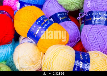 Balls of wool, UK Stockfoto