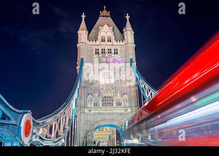 Tower Bridge, London, England, UK Stockfoto