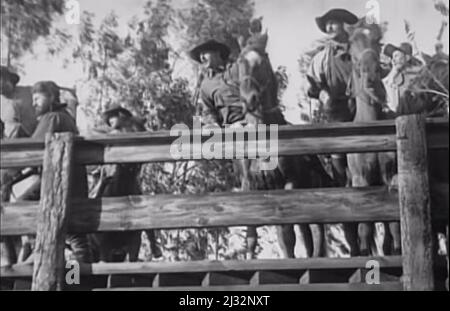Vintage 1922 Lorna Doone romantische Filmleinwand noch Stockfoto