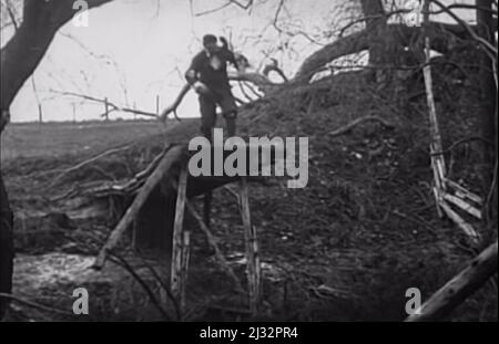 Vintage 1922 Lorna Doone romantische Filmleinwand noch Stockfoto