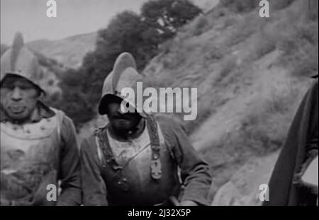 Vintage 1922 Lorna Doone romantische Filmleinwand noch Stockfoto