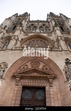 Spektakuläre Kathedrale in Burgos Stockfoto