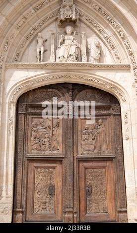 Spektakuläre Kathedrale in Burgos Stockfoto