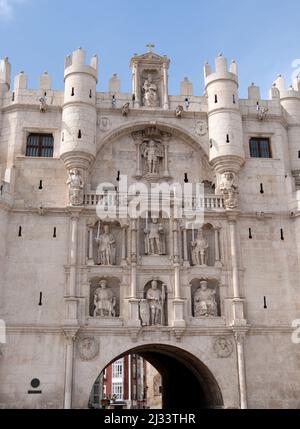 Spektakuläre Kathedrale in Burgos Stockfoto