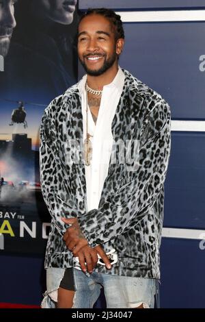 Los Angeles, Kalifornien. 4. April 2022. Omarion bei der Ankunft für DIE AMBULANZPREMIERE, The Academy Museum of Motion Picturs, Los Angeles, CA 4. April 2022. Kredit: Priscilla Grant/Everett Collection/Alamy Live Nachrichten Stockfoto