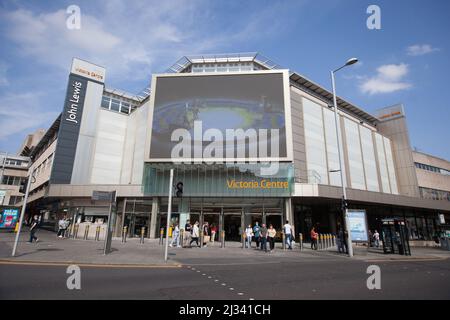 Das Victoria Centre, mit John Lewis in Nottingham in Großbritannien Stockfoto