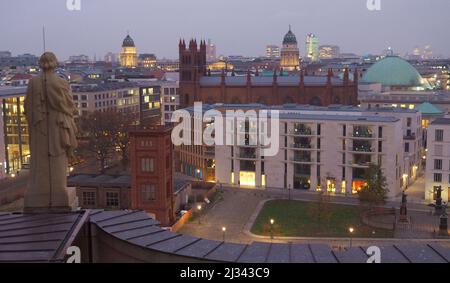 Dachansicht, Humboldt Forum im Berliner Schloss, Berlin-Mitte, Deutschland Stockfoto