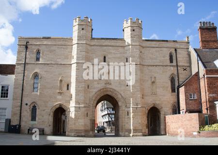 Das Checkr Gate in Lincoln in Großbritannien Stockfoto