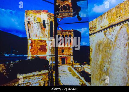 Savoia di Lucania (Potenza), Italien 21/04/2018: Multimediales Museum, das dem Anarchisten Giovanni Passannante gewidmet ist, der 1878 das Leben von König Umberto I. versuchte. © Andrea Sabbadini Stockfoto