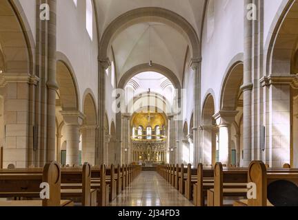 Schweinfurt, Heilig-Geist-Kirche, innen Stockfoto