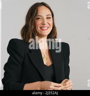 Madrid, Spanien. 05. April 2022. Tamara Falco Preysler präsentiert die neue TFP-Kollektion im Monteverdi Club in Madrid. Kredit: SOPA Images Limited/Alamy Live Nachrichten Stockfoto