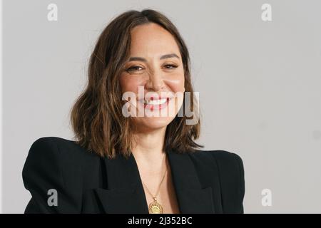 Madrid, Spanien. 05. April 2022. Tamara Falco Preysler präsentiert die neue TFP-Kollektion im Monteverdi Club in Madrid. Kredit: SOPA Images Limited/Alamy Live Nachrichten Stockfoto