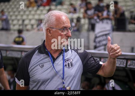 Fortaleza, Brasilien. 05. April 2022. CE - Fortaleza - 04/05/2022 - COPA SOUTH AMERICANA 2022, CEARA X INDEPEDIENTE - Dorival Junior Trainer von Ceara bei einem Spiel gegen Independiente im Stadion Arena Castelao zur Copa Sudamericana 2022 Meisterschaft. Foto: Lucas Emanuel/AGIF Quelle: AGIF/Alamy Live News Stockfoto