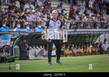 Fortaleza, Brasilien. 05. April 2022. CE - Fortaleza - 04/05/2022 - COPA SOUTH AMERICANA 2022, CEARA X INDEPEDIENTE - Dorival Junior Trainer von Ceara bei einem Spiel gegen Independiente im Stadion Arena Castelao zur Copa Sudamericana 2022 Meisterschaft. Foto: Lucas Emanuel/AGIF Quelle: AGIF/Alamy Live News Stockfoto