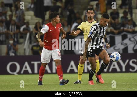 Fortaleza, Brasilien. 05. April 2022. Action während des Fußballspiels Copa Sudamericana zwischen Ceara und Independiente in der Arena Castelao, Fortaleza, Brasilien. Caior Rocha/SPP Credit: SPP Sport Press Photo. /Alamy Live News Stockfoto