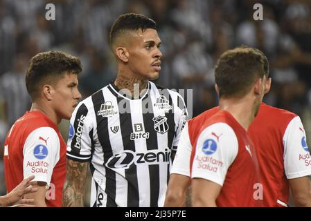 Fortaleza, Brasilien. 05. Apr, 2022. Of Ceara während des Copa Sudamericana Fußballspiels zwischen Ceara gegen Independiente in der Arena Castelao, Fortaleza, Brasilien. Caior Rocha/SPP Credit: SPP Sport Press Photo. /Alamy Live News Stockfoto