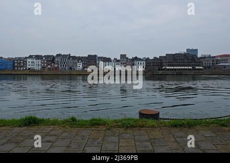 Außenarchitektur und Gebäudedesign in Maastricht, südöstliche Stadt der Niederlande Stockfoto