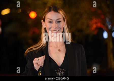 Rom, Italien. 05. April 2022. Eleonora Abbagnato, Tänzerin während der Präsentation des Films mit Laura Pausini â&#x80;&#x9c;Piacere di conoscertiâ&#x80;&#x9d;, Nachrichten in Rom, Italien, April 05 2022 Quelle: Independent Photo Agency/Alamy Live News Stockfoto