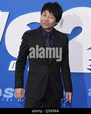 Los Angeles, USA. 05. April 2022. Toru Nakahara kommt an der SONIC THE IGEL 2 Los Angeles Premiere im Regency Village Theatre in Westwood, CA am Dienstag, 5. April 2022. (Foto: Sthanlee B. Mirador/Sipa USA) Quelle: SIPA USA/Alamy Live News Stockfoto