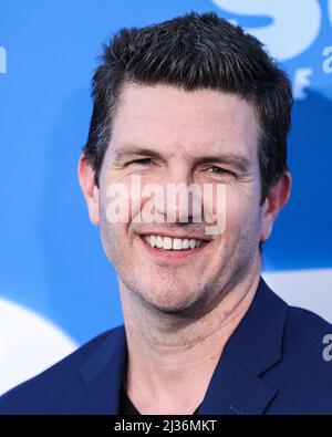 WESTWOOD, LOS ANGELES, KALIFORNIEN, USA - 05. APRIL: Jeff Fowler kommt bei der Premiere von „Sonic the Hedgehog 2“ in Los Angeles an, die am 5. April 2022 im Regency Village Theatre in Westwood, Los Angeles, Kalifornien, USA, stattfand. (Foto von Xavier Collin/Image Press Agency) Stockfoto